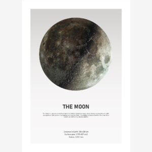 Malerifabrikken – Poster The Moon Light – Vit – Posters – Från Homeroom