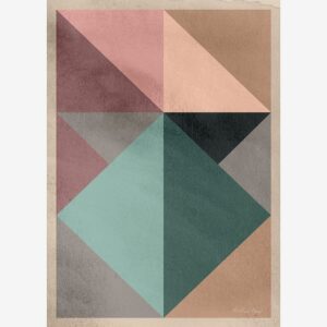 Malerifabrikken – Poster Triangle 1 – Flerfärgad – Posters – Från Homeroom