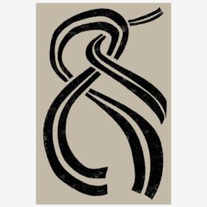 Malerifabrikken – Poster Two cords – Grön – Posters – Från Homeroom