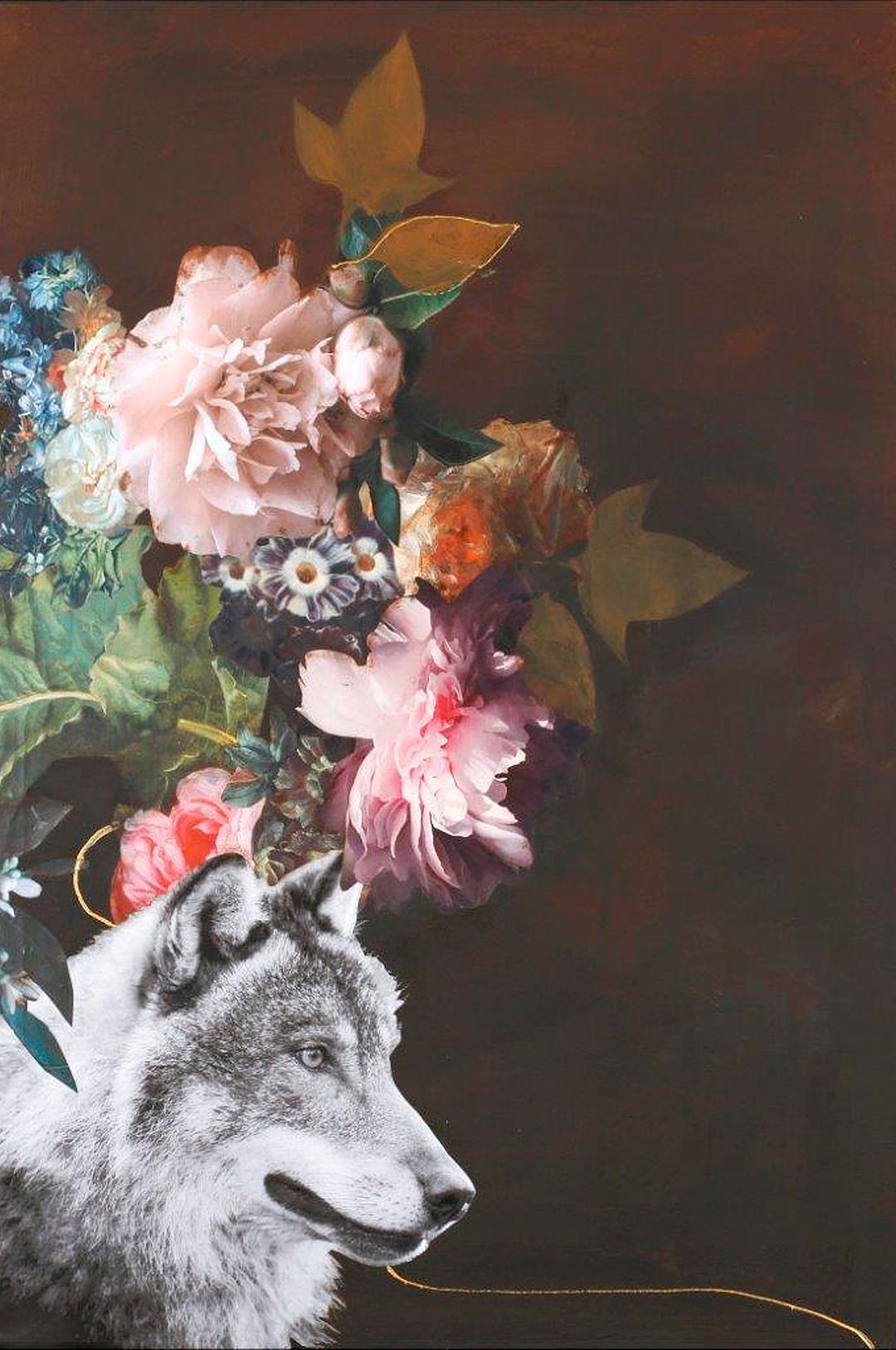 Malerifabrikken – Poster Wild Couture 2 – Brun – Posters – Från Homeroom