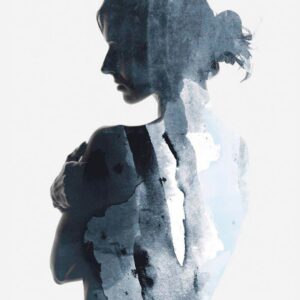 Malerifabrikken – Poster Woman in Blue – Blå – Posters – Från Homeroom