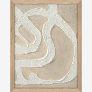 Malerifabrikken – Raw Organic / 30×40 Cm / Ekram – Beige – Tavlor – Från Homeroom