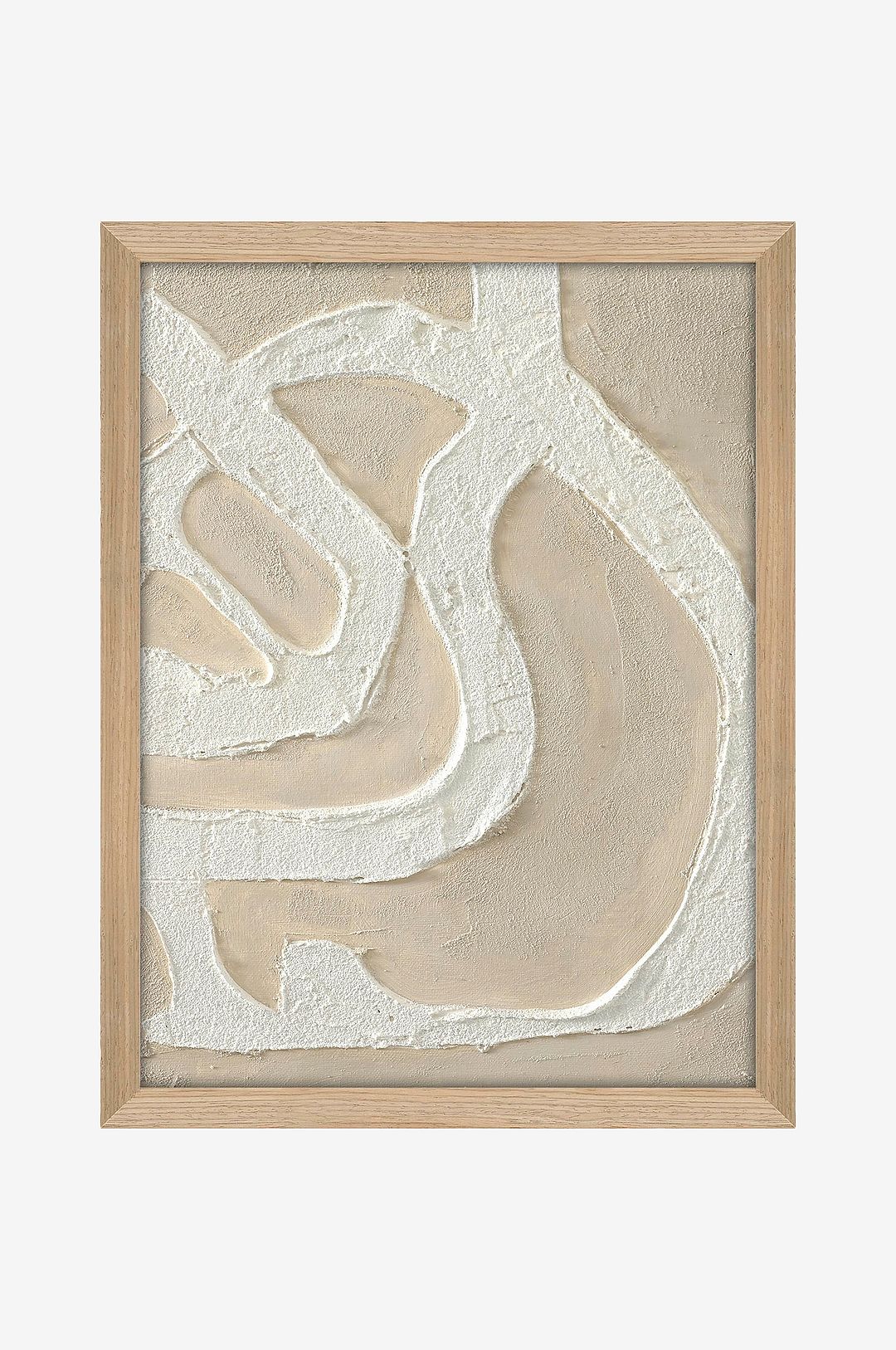 Malerifabrikken – Raw Organic / 30×40 Cm / Ekram – Beige – Tavlor – Från Homeroom