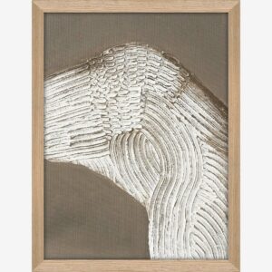 Malerifabrikken – Raw Shape 1 / 30×40 Cm / Ekram – Brun – Tavlor – Från Homeroom