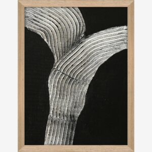 Malerifabrikken – Raw Shape 2 / 30×40 Cm / Ekram – Svart – Tavlor – Från Homeroom