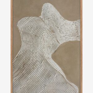 Malerifabrikken – Raw Shape 3 / 50×70 Cm / Ekram – Beige – Tavlor – Från Homeroom