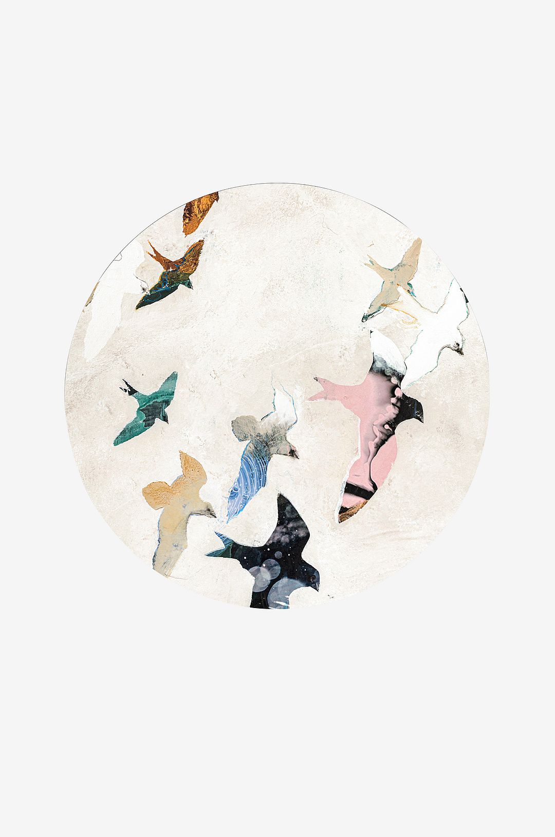 Malerifabrikken – Tavla Abstract Birds 2 – Flerfärgad – Tavlor – Från Homeroom