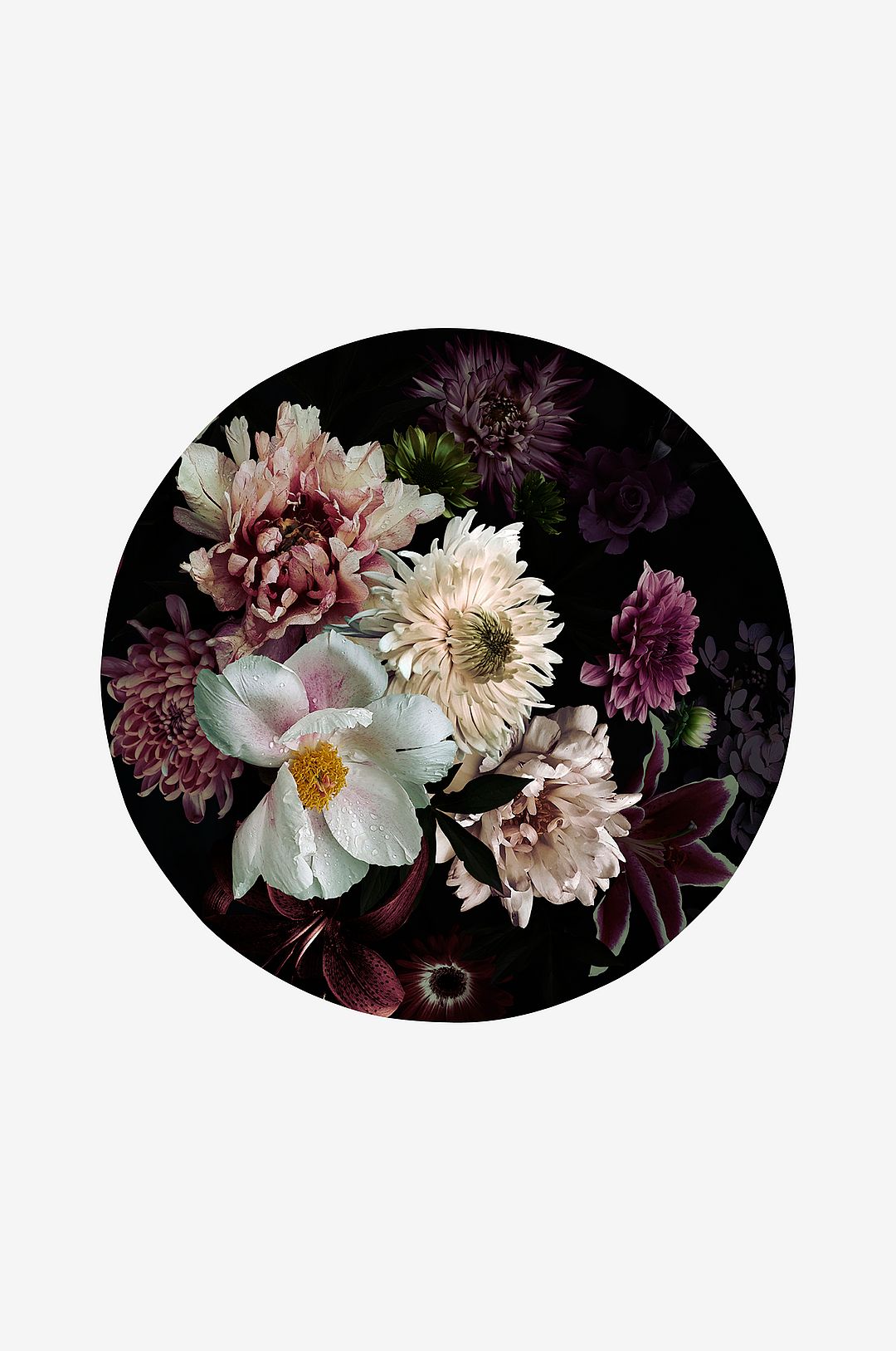 Malerifabrikken – Tavla Floral Bouquet 1 – Svart – Tavlor – Från Homeroom