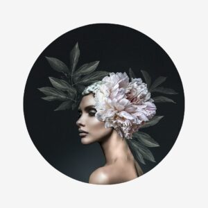 Malerifabrikken – Tavla Floral Diva 1 – Svart – Tavlor – Från Homeroom