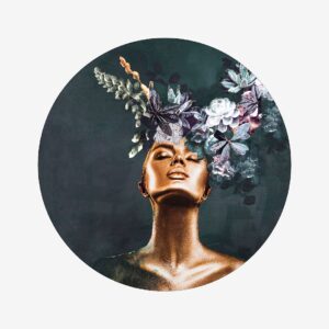 Malerifabrikken – Tavla Gold couture 2 – Guld – Tavlor – Från Homeroom