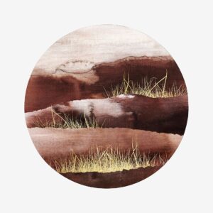 Malerifabrikken – Tavla Golden Land 1 – Röd – Tavlor – Från Homeroom