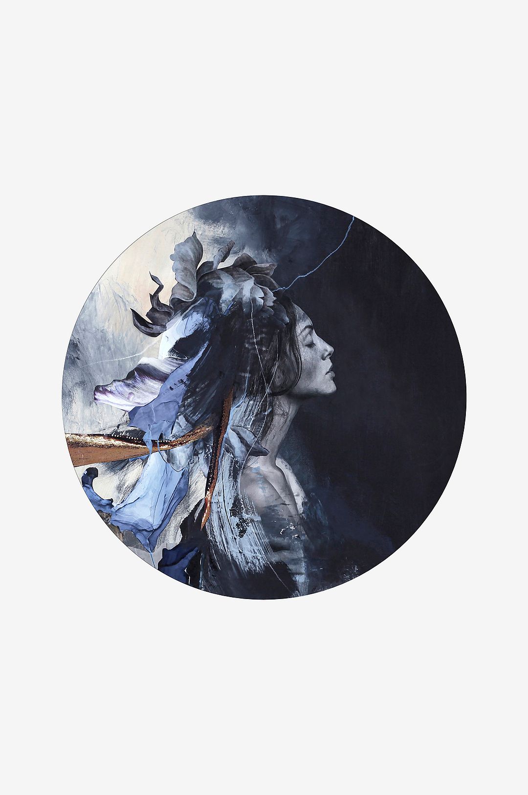 Malerifabrikken – Tavla Imperfection blue – Blå – Tavlor – Från Homeroom