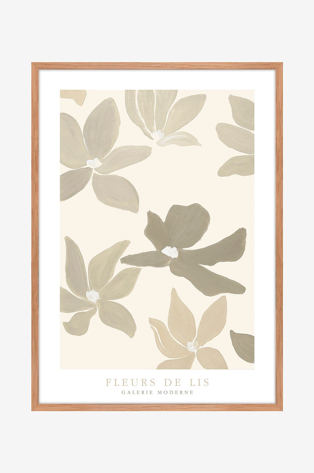 Malerifabrikken – Tavla Nostalgia 1, Ek ram – Beige – Tavlor – Från Homeroom