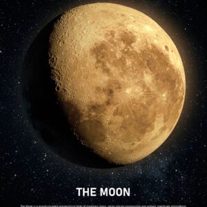 Malerifabrikken – Tavla The moon – Svart – Tavlor – Från Homeroom