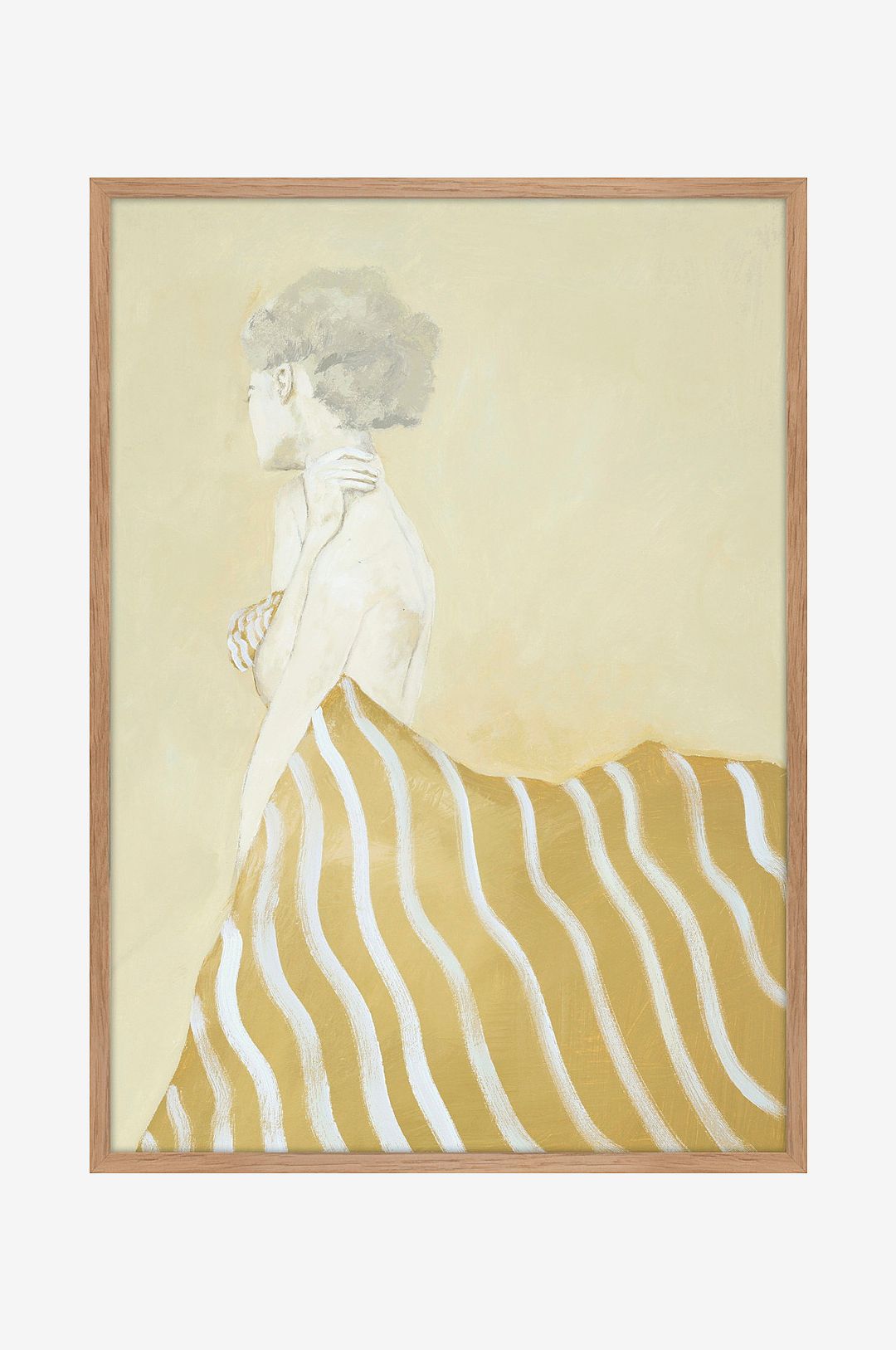 Malerifabrikken – Tavla Where ever you are, Ek ram – Gul – Tavlor – Från Homeroom