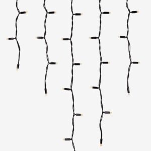 Markslöjd – CHRISSLINE Istapp Varm Extra 2×0.6m – Svart – Ljusslingor – Från Homeroom