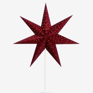 Markslöjd – CLARA Bordsstjärna 45 – Röd – Adventsstjärnor – Från Homeroom