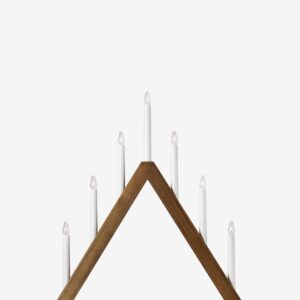 Markslöjd – Ljusstake Ariele 7L – Brun – Adventsljusstakar – Från Homeroom