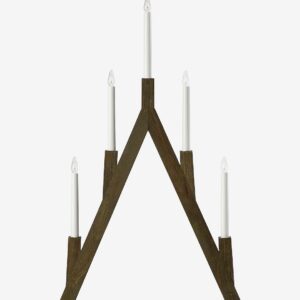 Markslöjd – Ljusstake Bjurfors – Brun – Adventsljusstakar – Från Homeroom