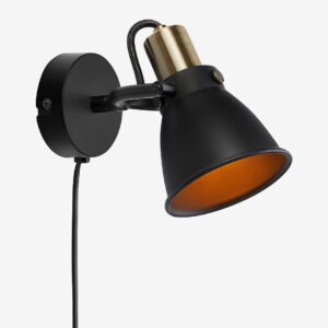 Markslöjd – Vägglampa ALTON 1L – Svart – Vägglampor – Från Homeroom