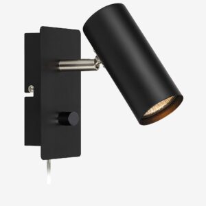 Markslöjd – Vägglampa BARCELONA 1L – Svart – Vägglampor – Från Homeroom