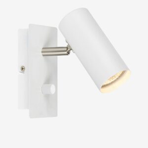 Markslöjd – Vägglampa BARCELONA 1L – Vit – Vägglampor – Från Homeroom