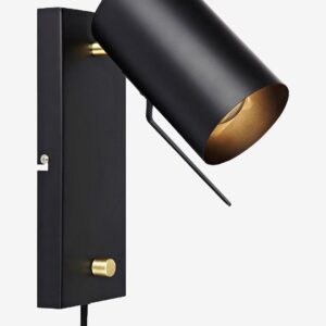 Markslöjd – Vägglampa Carrie – Svart – Vägglampor – Från Homeroom