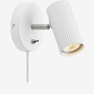 Markslöjd – Vägglampa Costilla 1L – Vit – Vägglampor – Från Homeroom