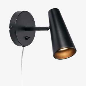 Markslöjd – Vägglampa Crest 1L – Svart – Vägglampor – Från Homeroom