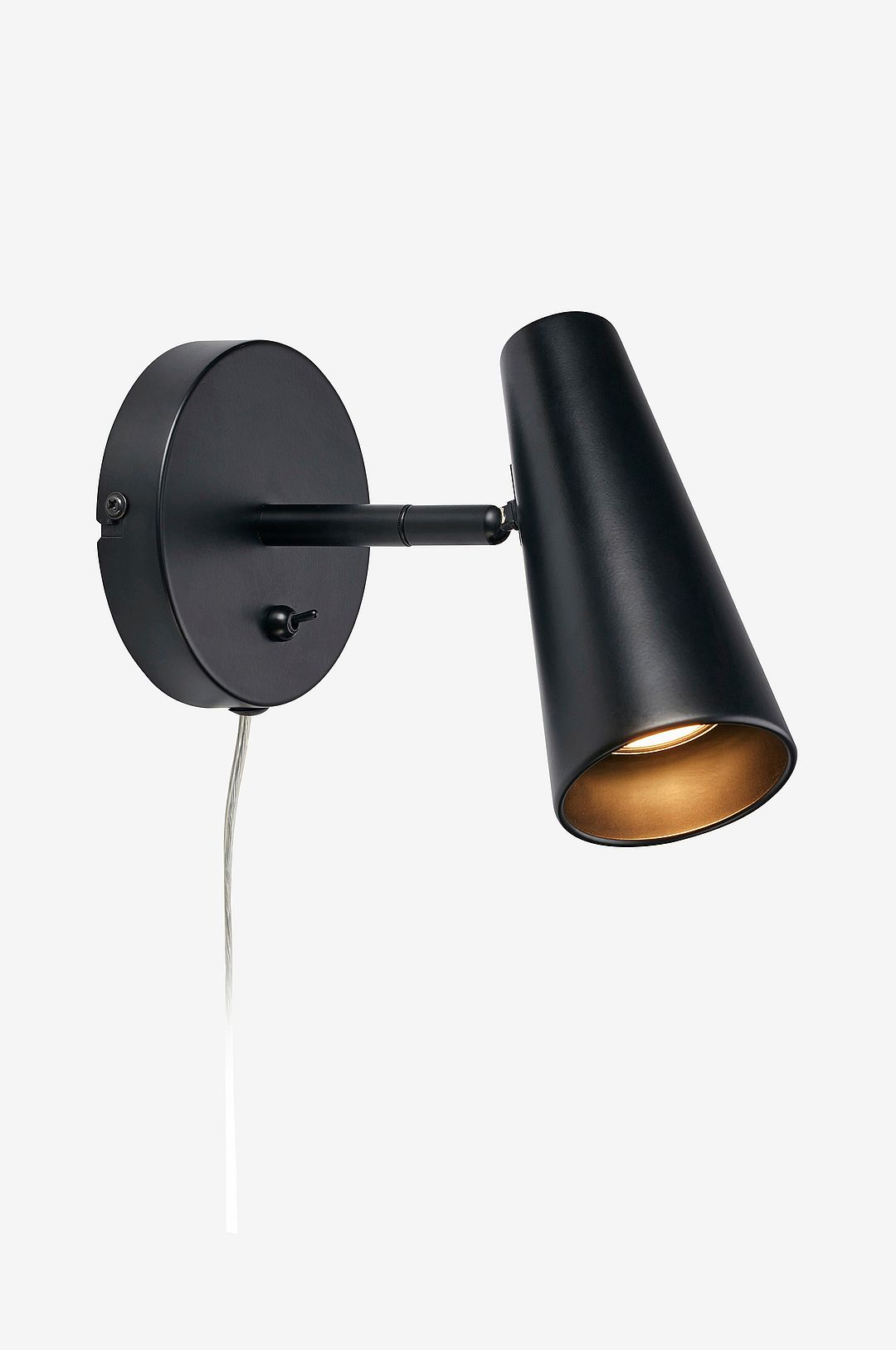 Markslöjd – Vägglampa Crest 1L – Svart – Vägglampor – Från Homeroom