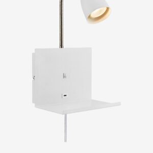 Markslöjd – Vägglampa Cuarto 1L – Vit – Vägglampor – Från Homeroom