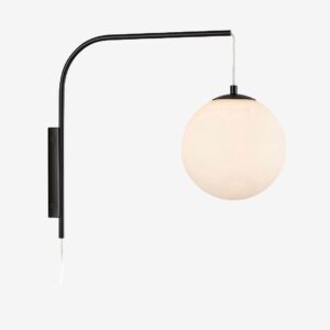 Markslöjd – Vägglampa Dione – Svart – Vägglampor – Från Homeroom