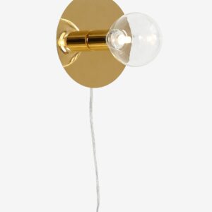 Markslöjd – Vägglampa Disc – Guld – Vägglampor – Från Homeroom