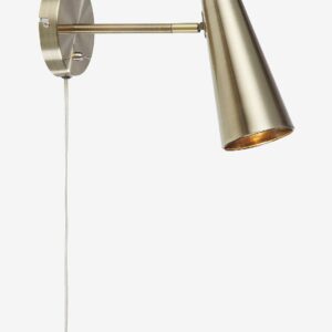 Markslöjd – Vägglampa PEAK 1L – Mässing – Vägglampor – Från Homeroom