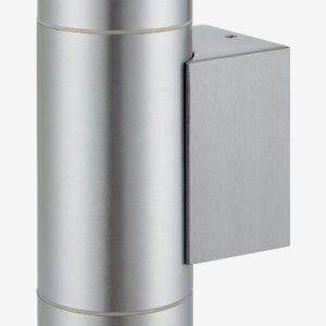 Markslöjd – Vägglampa Pipe Stor – Silver – Vägglampor – Från Homeroom