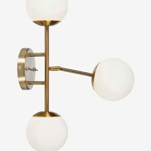 Markslöjd – Vägglampa TRINITY 3L – Mässing – Vägglampor – Från Homeroom