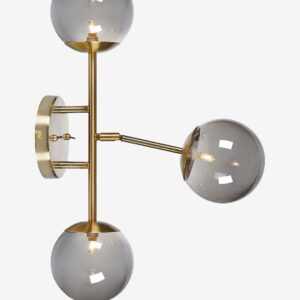 Markslöjd – Vägglampa TRINITY 3L – Mässing – Vägglampor – Från Homeroom