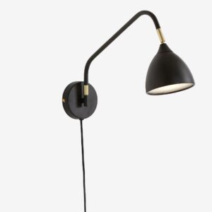 Markslöjd – Vägglampa Valencia – Svart – Vägglampor – Från Homeroom
