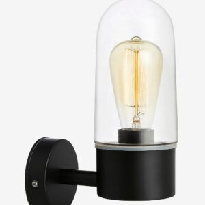 Markslöjd – Vägglampa ZEN, svart metall – Transparent – Vägglampor – Från Homeroom