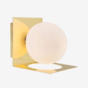 Markslöjd – Vägglampa ZENIT 1L, IP44 – Mässing – Vägglampor – Från Homeroom