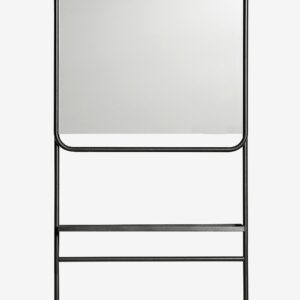Muubs – Spegel med hylla Copenhagen 60 x 120 cm – Svart – Stora speglar – Från Homeroom