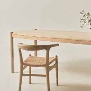 NATTAVAARA ovalt matbord 90×240 cm Natur