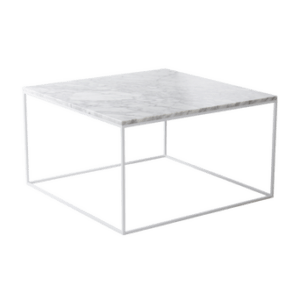 NYLAND soffbord 70×70 – marmor Vit