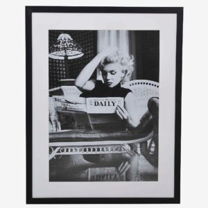 Nordic Furniture Group – Villa Tavla Marilyn dailey news – Svart – Tavlor – Från Homeroom