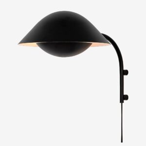 Nordlux – Vägglampa Freya – Svart – Vägglampor – Från Homeroom