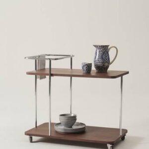 PINGLE serveringsvagn Valnöt