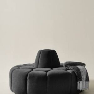 PLEASANT sittpuff ø 140 cm Svart