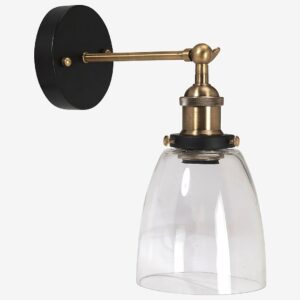 PR Home – Vägglampa Kappa 14 cm – Transparent – Vägglampor – Från Homeroom
