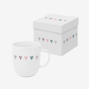 Paperproducts Design – Mugg Heart Infusion Matt 40 cl – Vit – Koppar & muggar – Från Homeroom