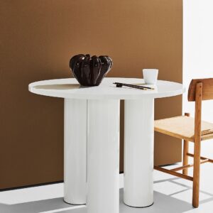 Pastill – Colette matbord ø 90 cm – Vit – Matbord – Från Homeroom